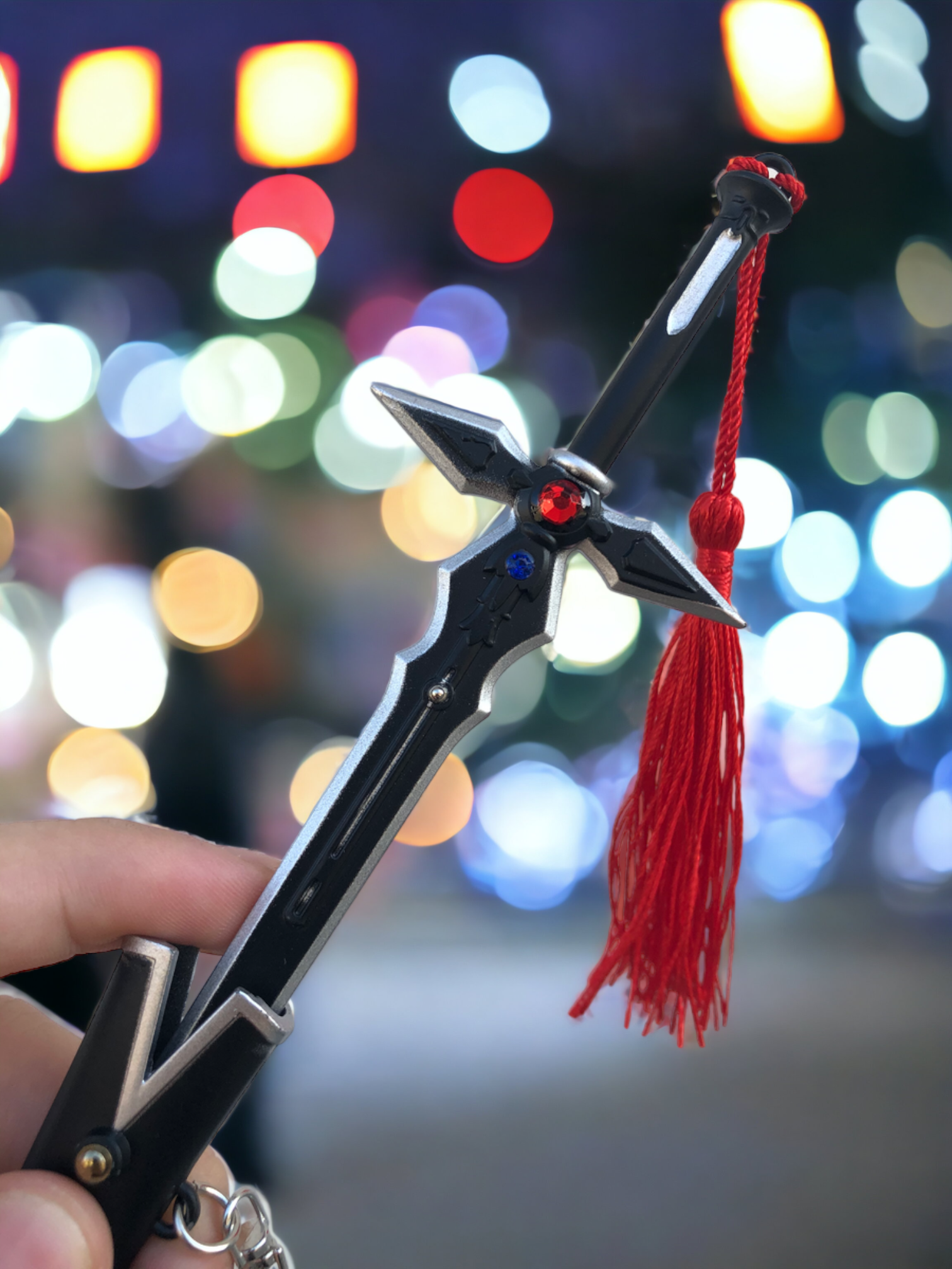 Dark Repulser Black Katana Keychain