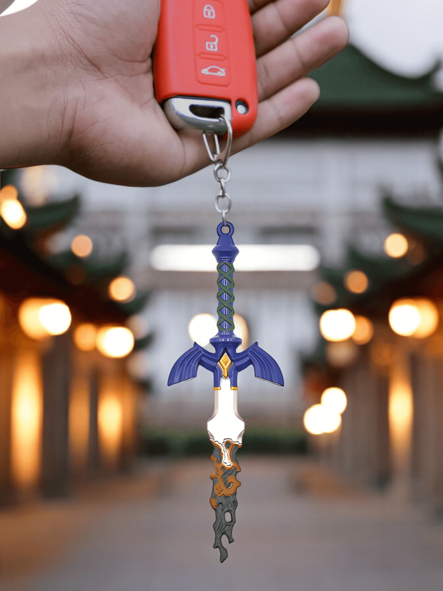 Katana Keychains Mini Katanas Collectible Swords Legend of Zelda Master Sword Decayed