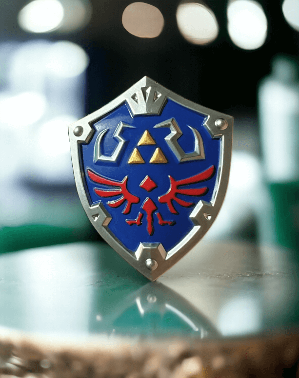 Katana Keychains Mini Katanas Collectible Swords Legend of Zelda Master Sword Hylian Shield