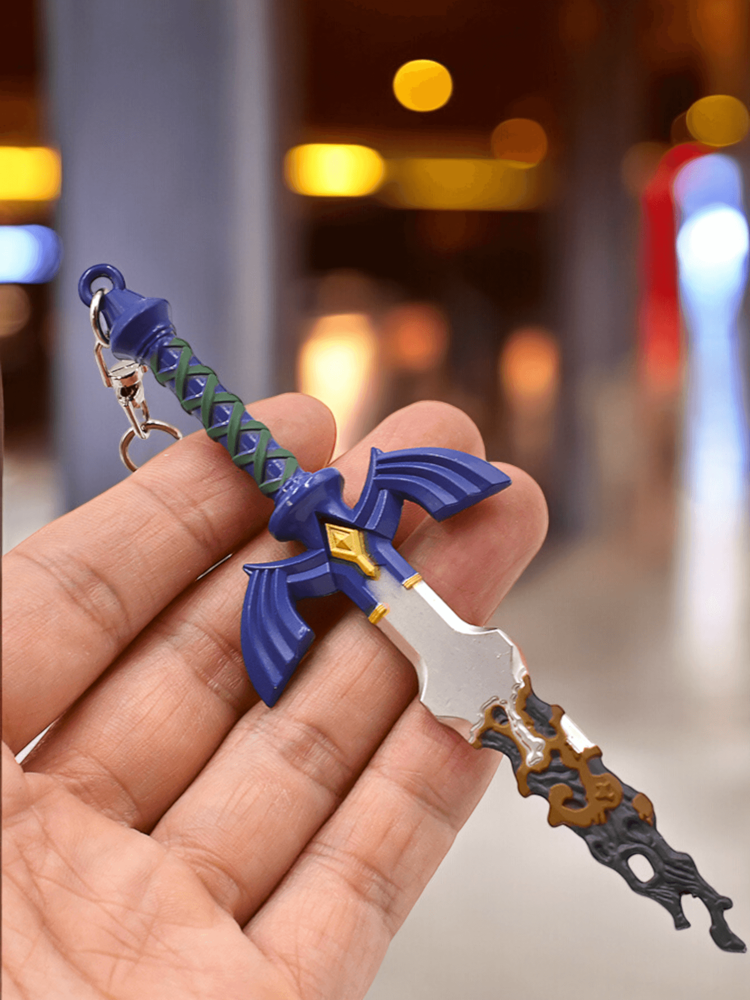 Katana Keychains Mini Katanas Collectible Swords Legend of Zelda Master Sword Decayed